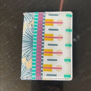 Anthropology Colorful Patterned Card Wallet